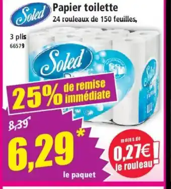 SOLED Papier toilette