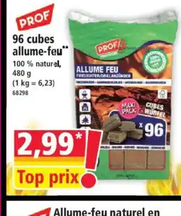 Norma PROF 96 cubes allume-feu offre