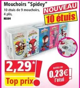 Norma Mouchoirs Spidey offre
