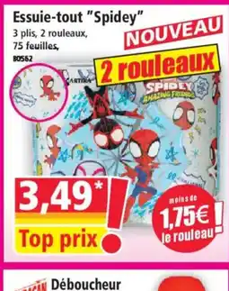 Norma Essuie tout Spidey offre