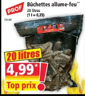Norma PROF Bûchettes allume-feu offre
