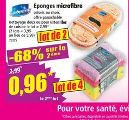 Norma SAUBERMAX Eponges microfibre offre