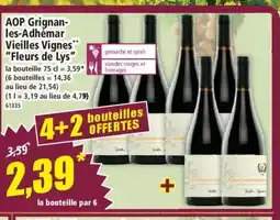 Norma AOP Grignan- les-Adhemar Vieilles Vignes Fleurs de Lys offre