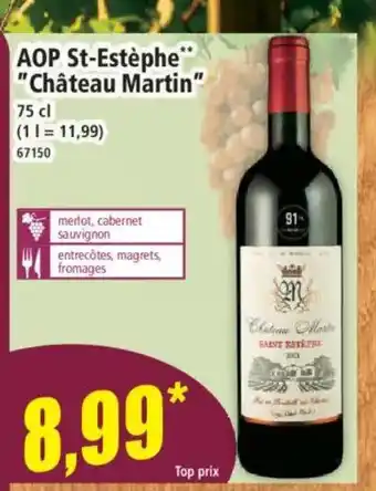 Norma AOP St-Estèphe Château Martin offre