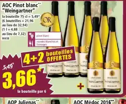 Norma AOC Pinot blanc Weingartner offre