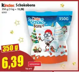 Norma KINDER Schokobons offre