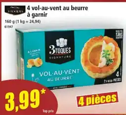Norma 3 TOQUES 4 vol-au-vent au beurre à garnir offre