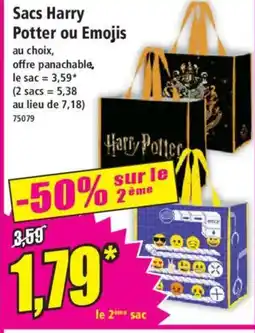 Norma Sacs Harry Potter ou Emojis offre