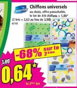 Norma SAUBERMAX Chiffons universels offre
