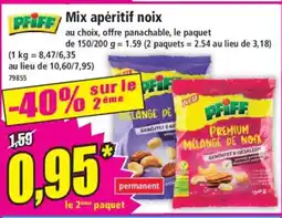Norma PFIFF Mix apéritif noix offre