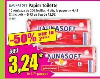 Norma DAUNASOFT Papier toilette offre