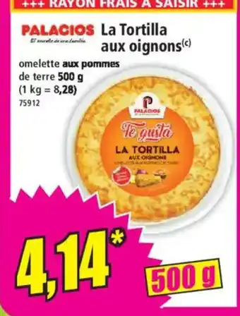 Norma PALACIOS La Tortilla aux oignons offre