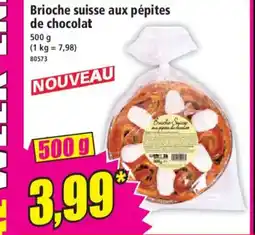 Norma Brioche suisse aux pépites de chocolat offre