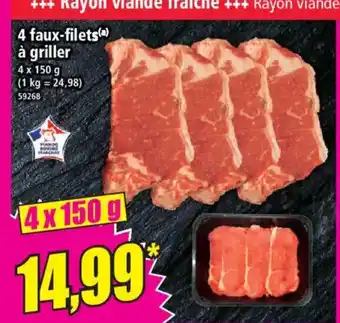 Norma 4 faux-filets à griller offre