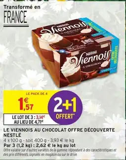 Intermarché Express LE VIENNOIS Au chocolat offre découverte nestlé offre
