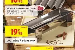 Intermarché Gouttière à bûche inox offre