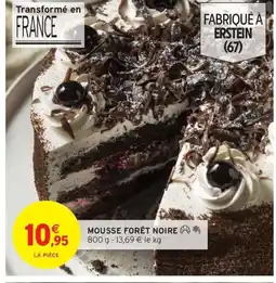 Intermarché Mousse forêt noire offre