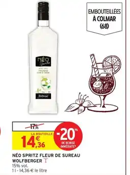 Intermarché NÉO Spritz fleur de sureau wolfberger offre