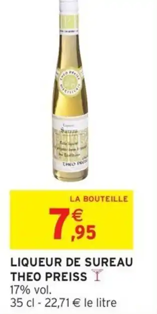 Intermarché THEO PREISS Liqueur de sureau offre