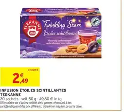 Intermarché TEEKANNE Infusion étoiles scintillantes offre