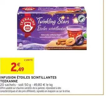 Intermarché TEEKANNE Infusion étoiles scintillantes offre