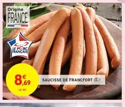 Intermarché Saucisse de francfort offre