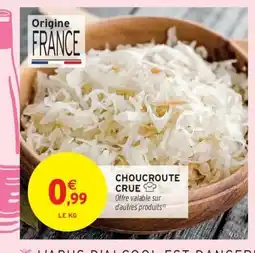 Intermarché Choucroute crue offre