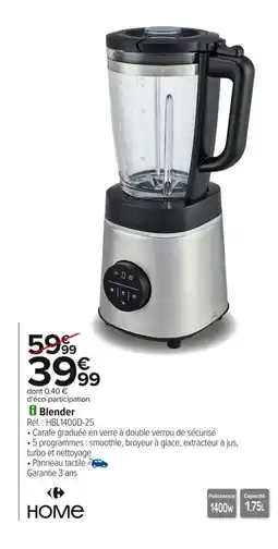 Carrefour HOME Blender offre