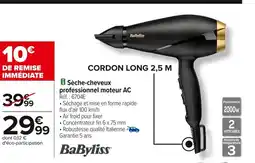 Carrefour BABYLISS Sèche-cheveux professionnel moteur AC offre
