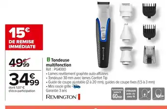 Carrefour REMINGTON Tondeuse multifonction offre