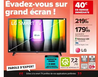 Carrefour LG Téléviseur LED offre