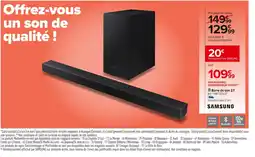Carrefour SAMSUNG Barre de son 2.1 offre