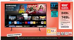 Carrefour SAMSUNG Téléviseur LED 4K offre