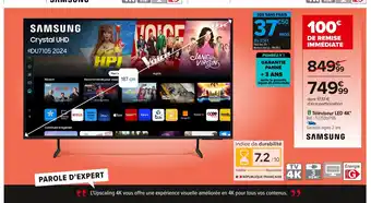 SAMSUNG Téléviseur LED 4K