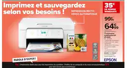 Carrefour EPSON Imprimante multifonction EP XP-4205 offre