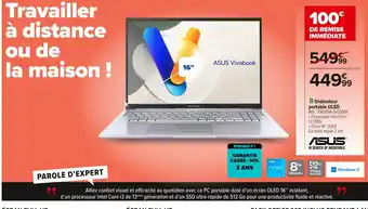 Carrefour ASUS Ordinateur portable OLED offre