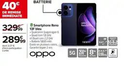 Carrefour OPPO Smartphone Reno 13F bleu offre