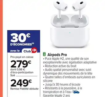 Carrefour Airpods Pro offre