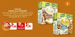 Coccinelle Supermarché Velouté knorr & la potagère offre