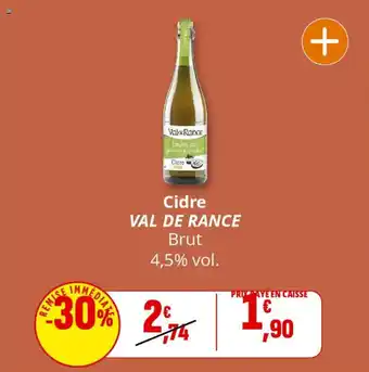 Coccinelle Supermarché Cidre val de rance offre