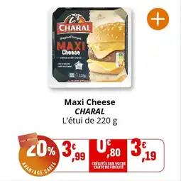 Coccinelle Supermarché Maxi cheese charal offre