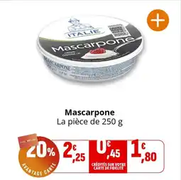 Coccinelle Supermarché Mascarpone offre