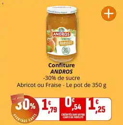 Coccinelle Supermarché Confiture andros offre