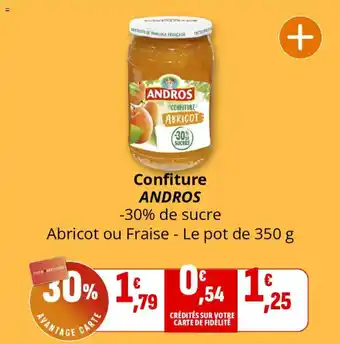 Coccinelle Supermarché Confiture andros offre