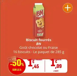 Coccinelle Supermarché Biscuit fourrés bn offre