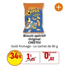 Coccinelle Supermarché Biscuit apéritif original cheetos offre