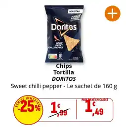 Coccinelle Supermarché Chips tortilla doritos offre