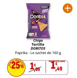 Coccinelle Supermarché Chips tortilla doritos offre