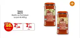 Coccinelle Supermarché Sauce mutti offre