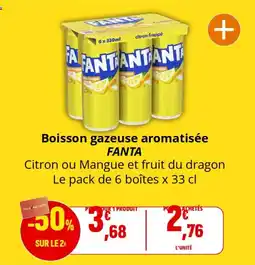 Coccinelle Supermarché Boisson gazeuse aromatisée fanta offre